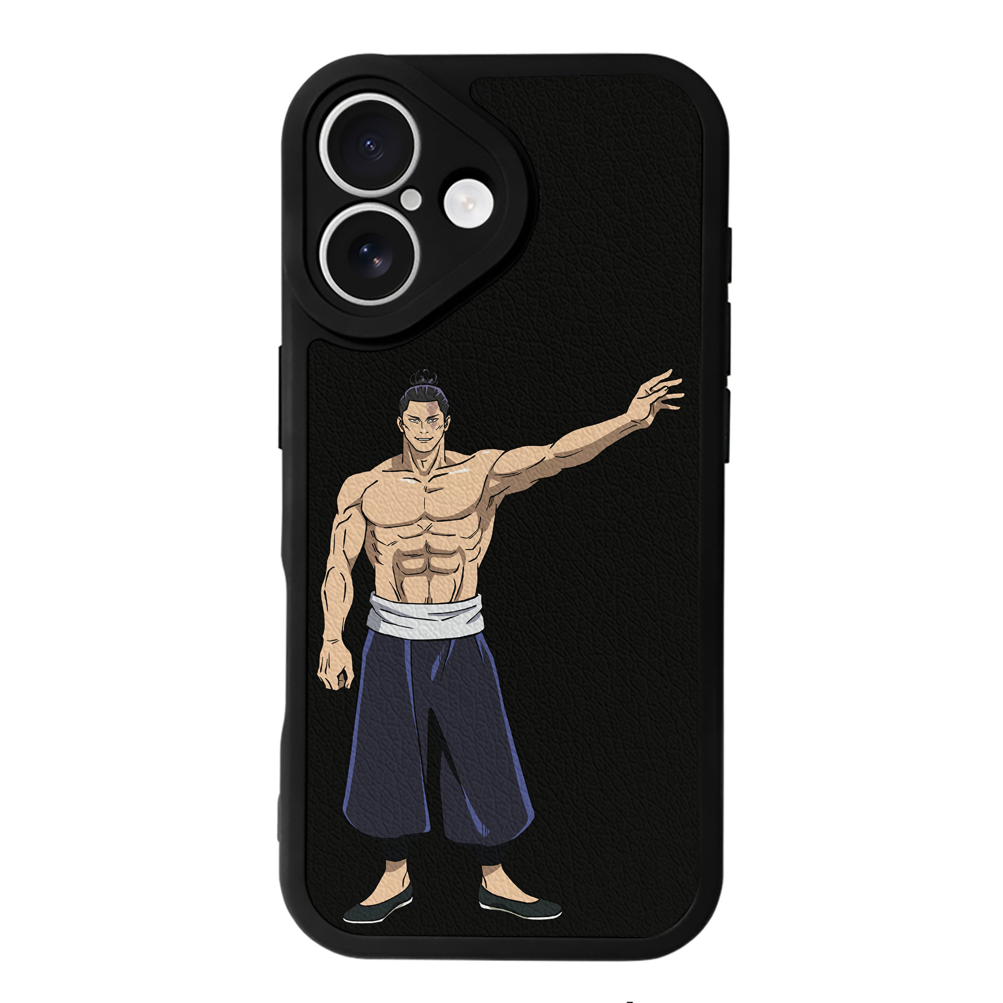 （画像用） 呪術廻戦 Jujutsu Kaisen 【iPhone 16シリーズ対応】シリコンスマホケース（レザー調） 材質：シリコン